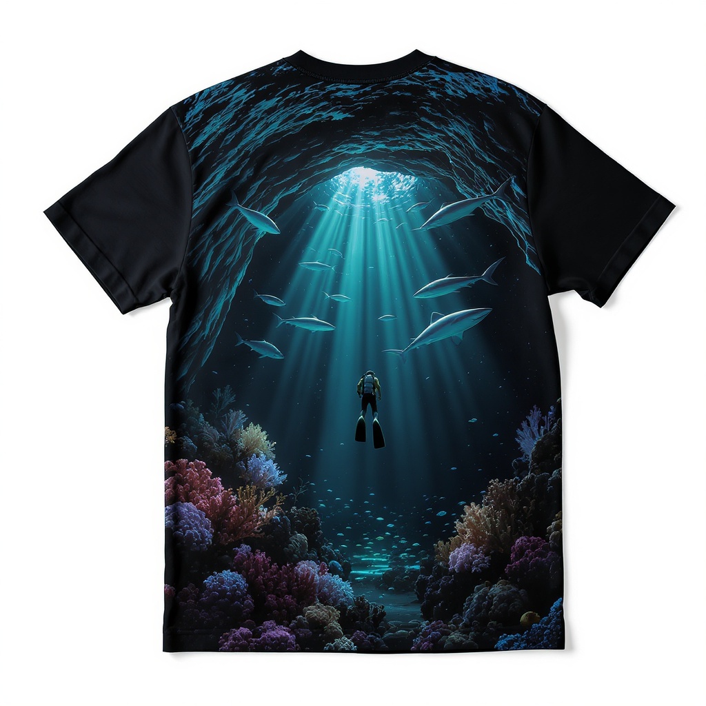 The Cave Passage Cone — back print artwork
