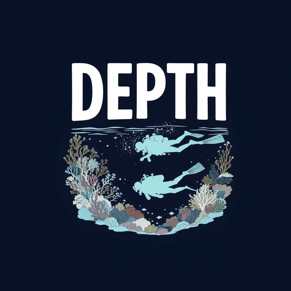 The Depth-Thread Wordmark Rule — back print artwork