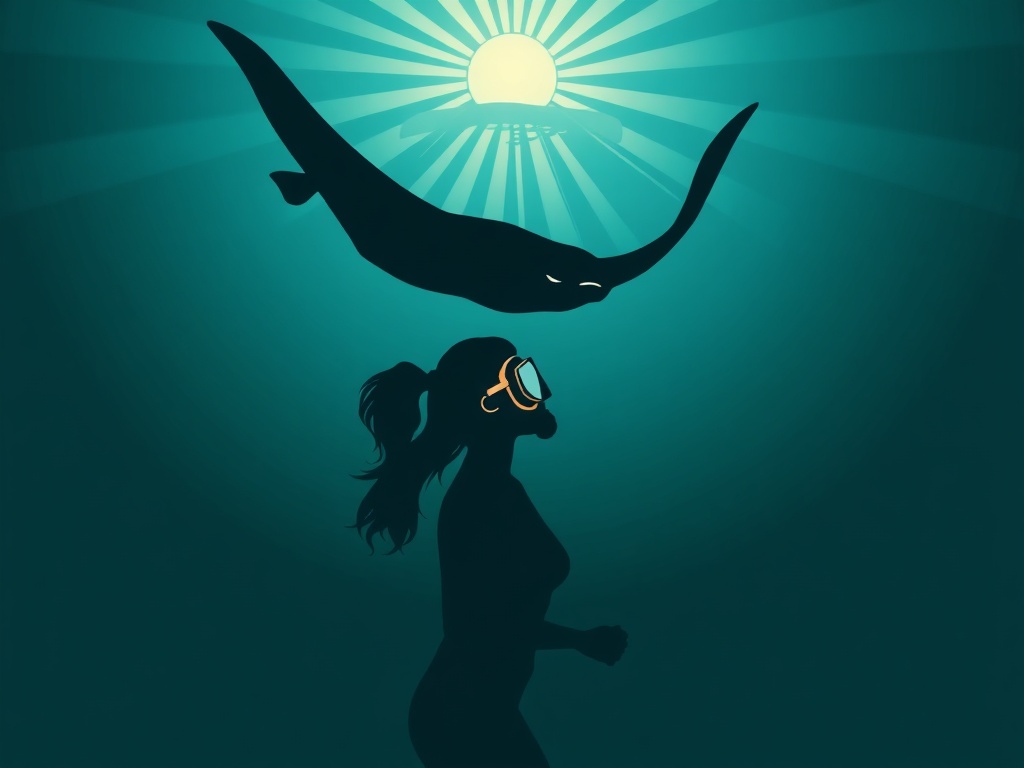 DepthThread shared chest logo for Manta Glow